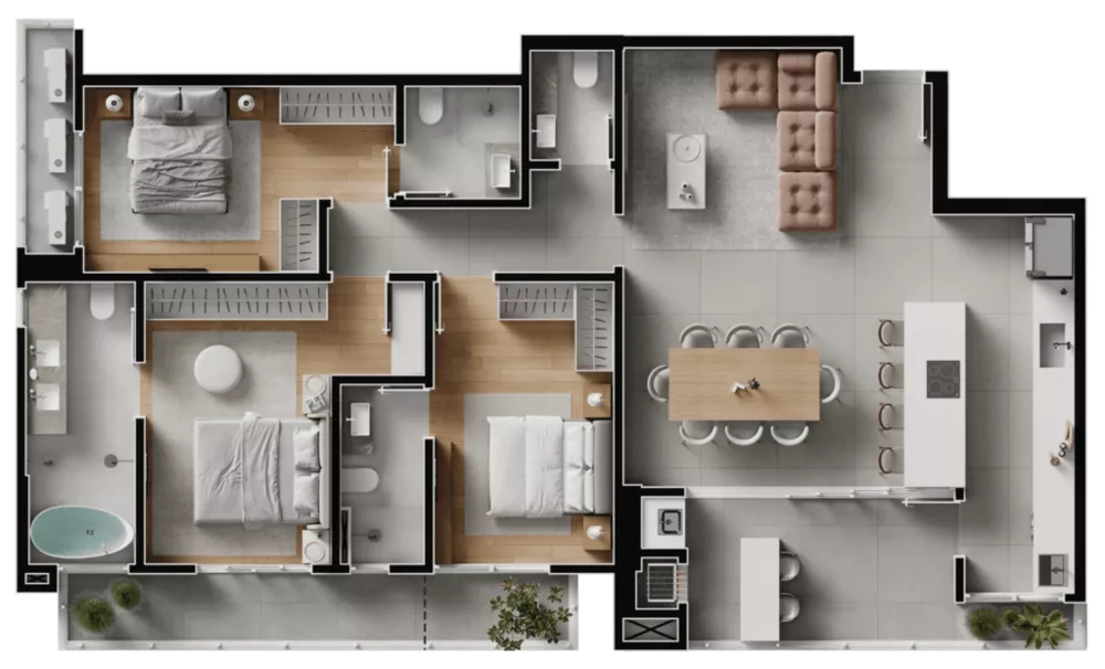 Apartamento, 3 quartos, 123 m² - Foto 4