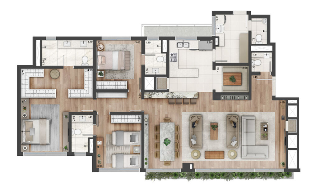 Apartamento, 3 quartos, 143 m² - Foto 10