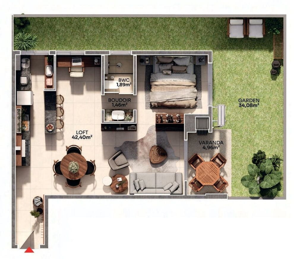 Apartamento à venda com 1 quarto, 131m² - Foto 12