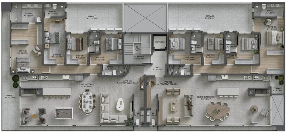 Apartamento, 3 quartos, 152 m² - Foto 6