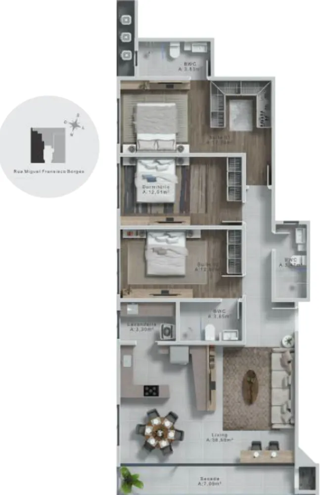 Cobertura, 4 quartos, 319 m² - Foto 3