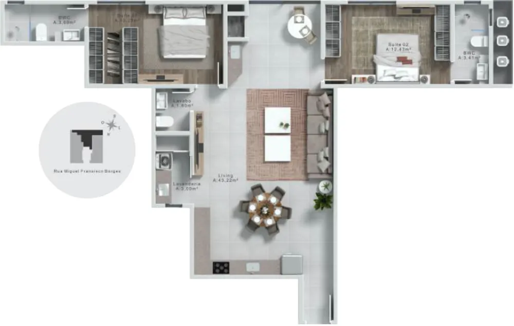 Cobertura, 4 quartos, 319 m² - Foto 1