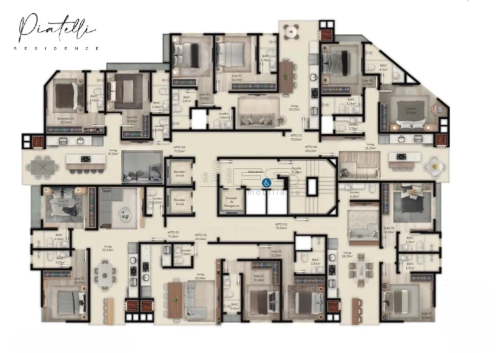 Apartamento, 2 quartos, 70 m² - Foto 8