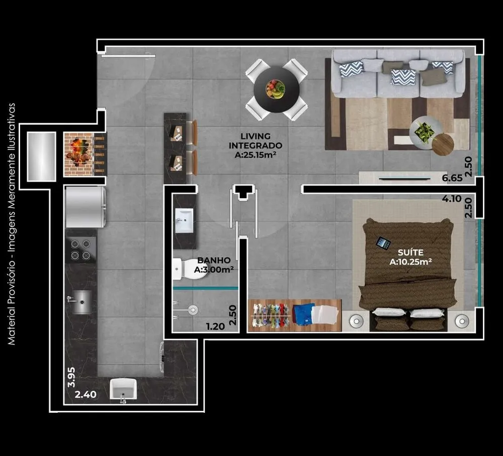 Apartamento, 2 quartos, 61 m² - Foto 9