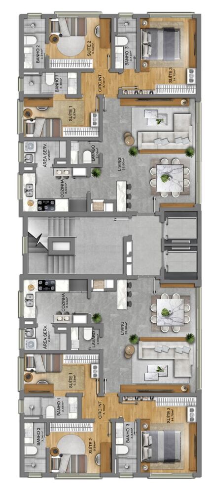 Apartamento, 3 quartos, 110 m² - Foto 2
