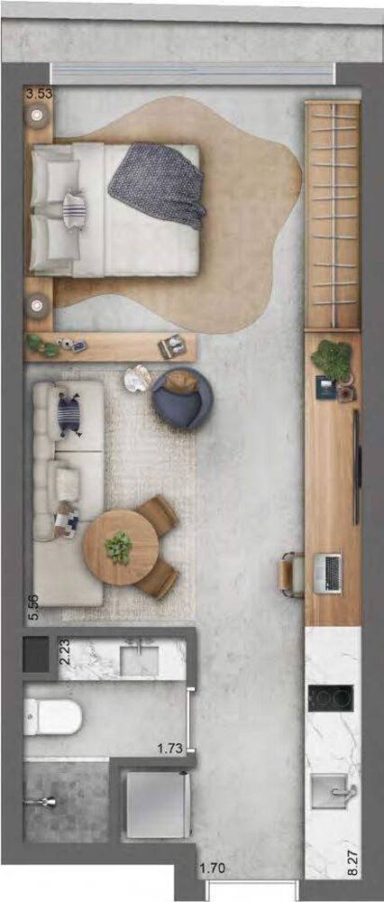 Apartamento à venda com 1 quarto, 42m² - Foto 11