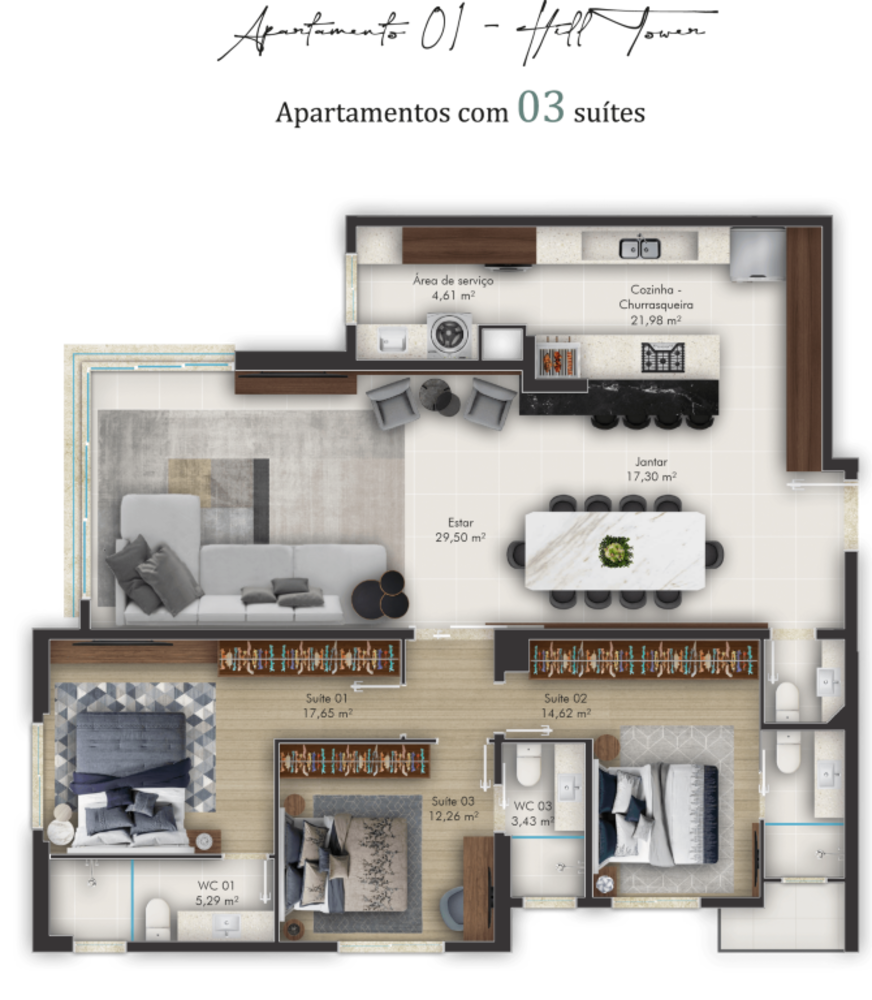 Cobertura, 5 quartos, 417 m² - Foto 6