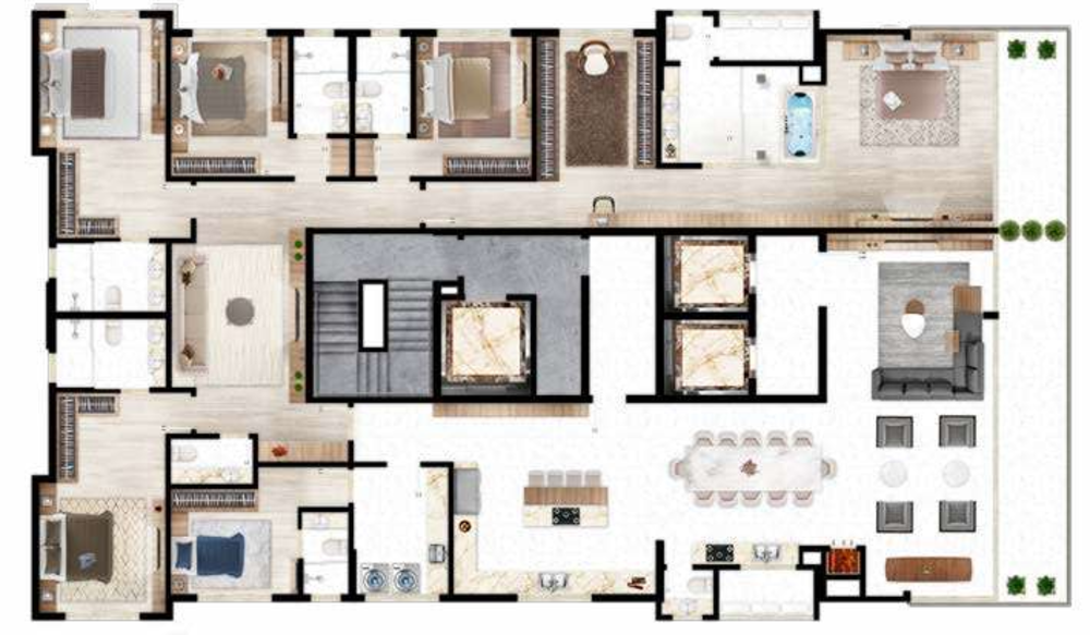 Cobertura, 4 quartos, 320 m² - Foto 12