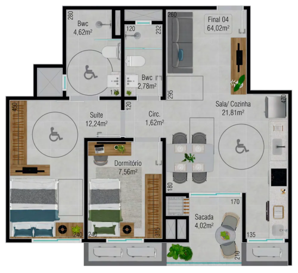 Apartamento, 2 quartos, 92 m² - Foto 16