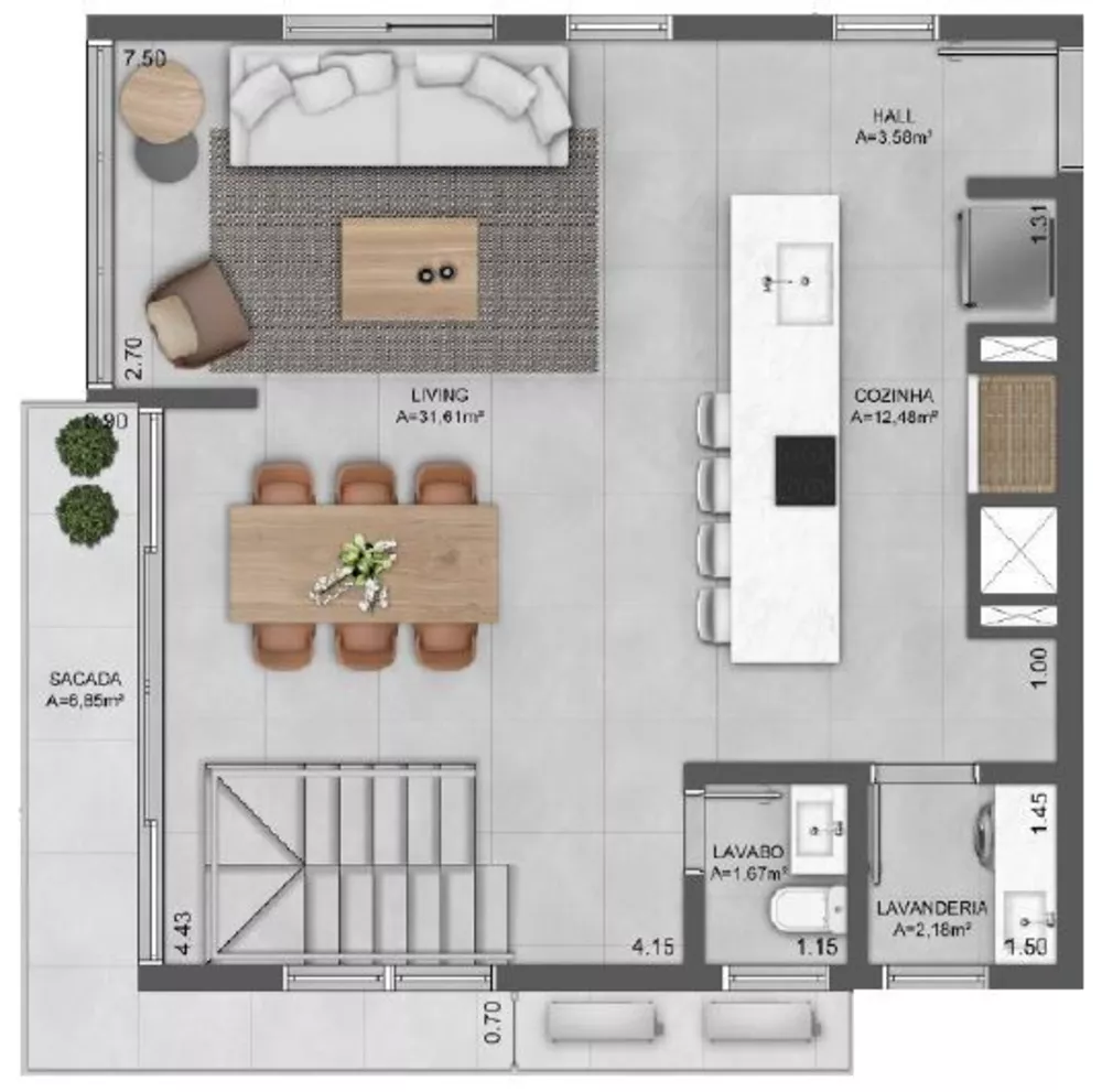 Cobertura à venda com 2 quartos, 171m² - Foto 23