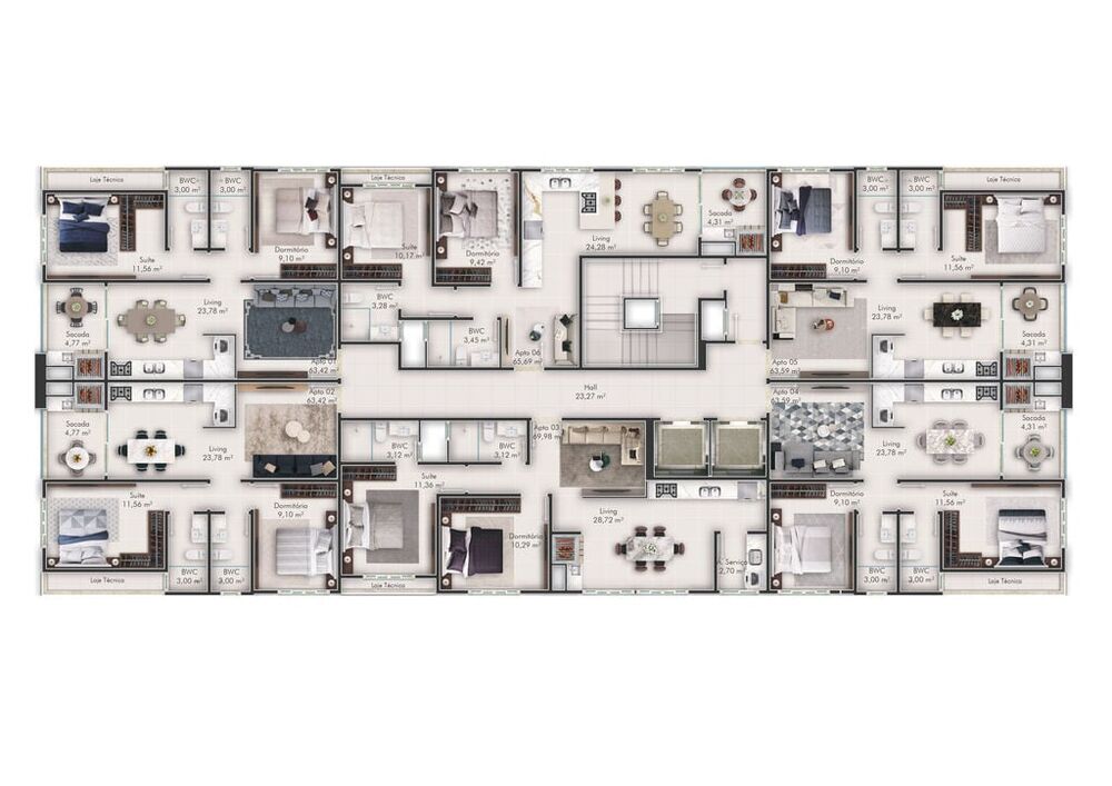 Apartamento, 2 quartos, 65 m² - Foto 9