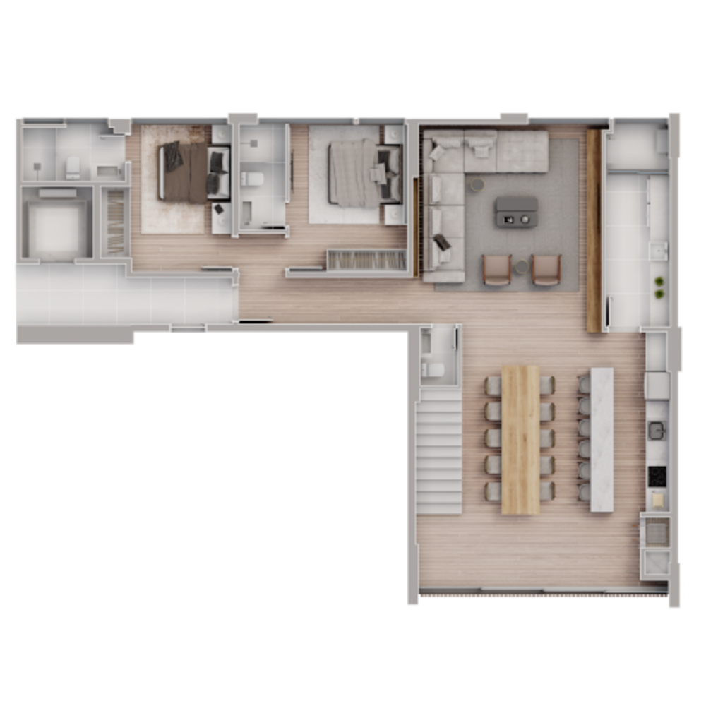 Apartamento, 4 quartos, 390 m² - Foto 2
