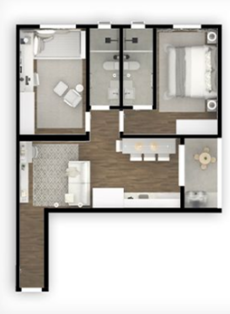 Apartamento, 1 quarto, 60 m² - Foto 7