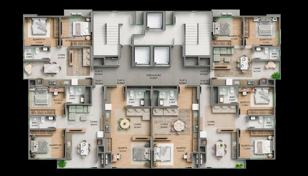 Apartamento, 2 quartos, 65 m² - Foto 17