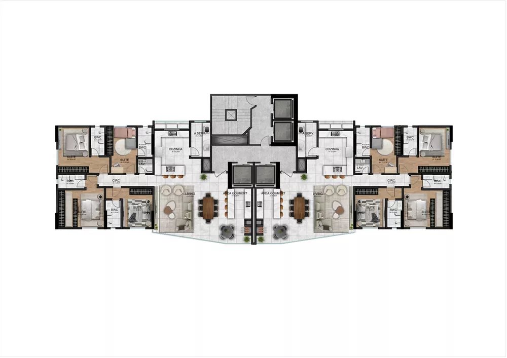 Apartamento, 4 quartos, 171 m² - Foto 2