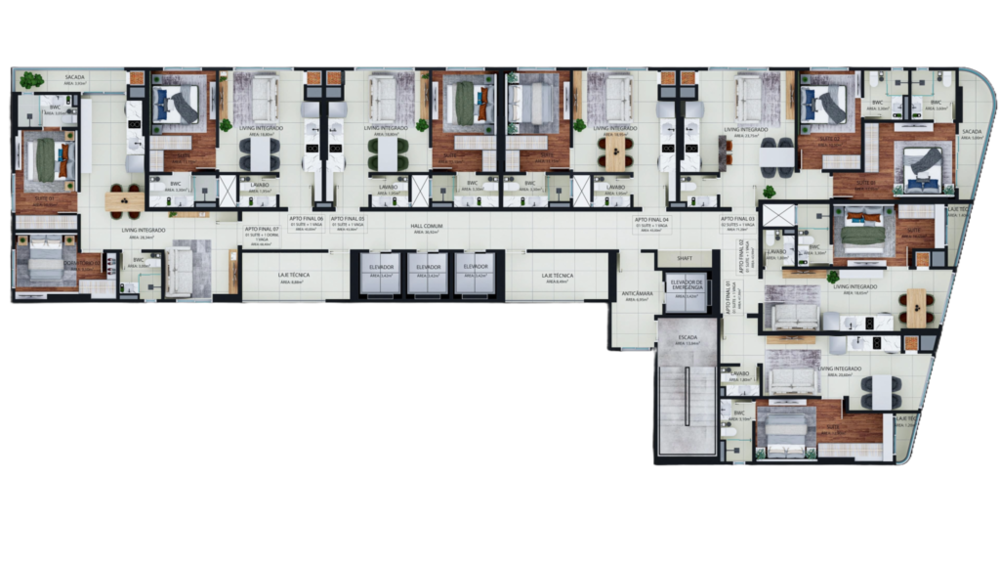 Apartamento, 2 quartos, 68 m² - Foto 4