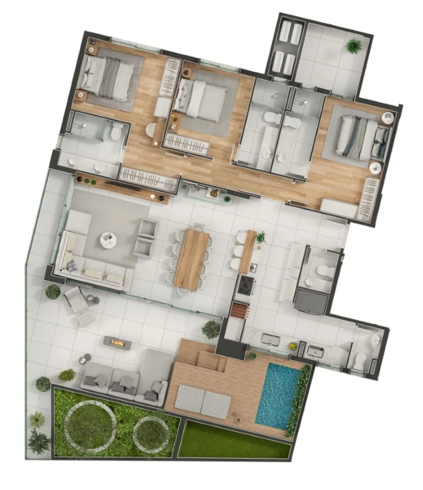 Apartamento, 3 quartos, 135 m² - Foto 12