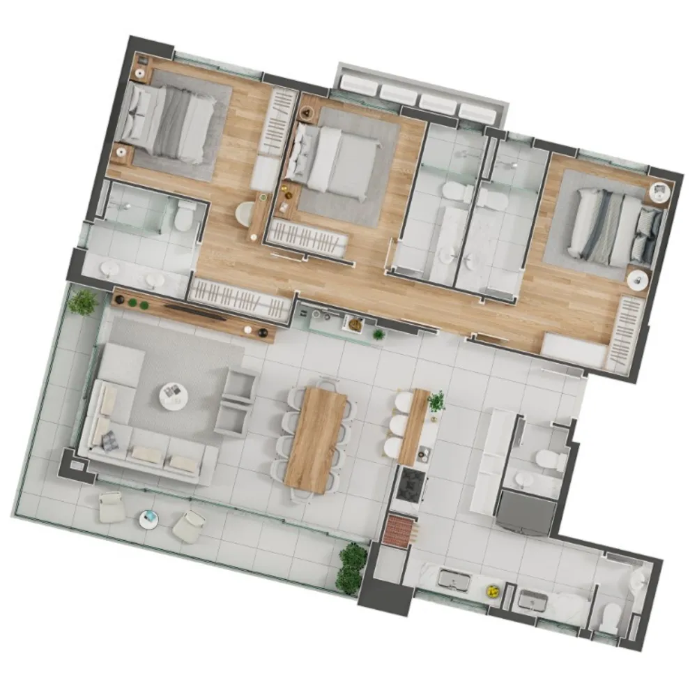 Apartamento, 3 quartos, 135 m² - Foto 11