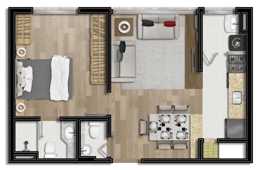 Apartamento, 2 quartos, 60 m² - Foto 14