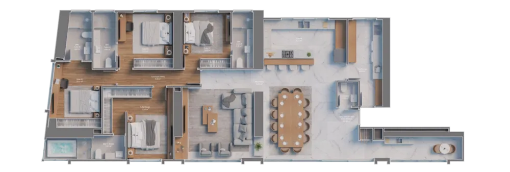 Cobertura, 5 quartos, 331 m² - Foto 1