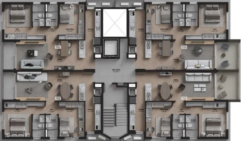 Apartamento, 2 quartos, 164 m² - Foto 12