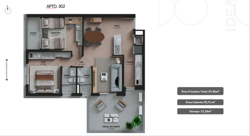 Apartamento, 2 quartos, 164 m² - Foto 14