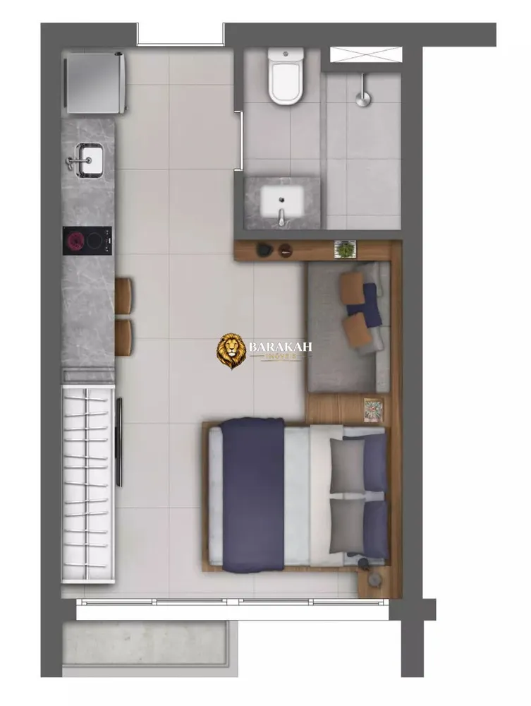 Apartamento, 1 quarto, 25 m² - Foto 16