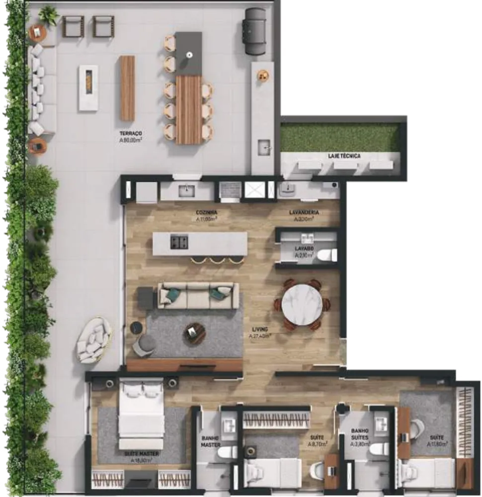 Apartamento, 2 quartos, 85 m² - Foto 8