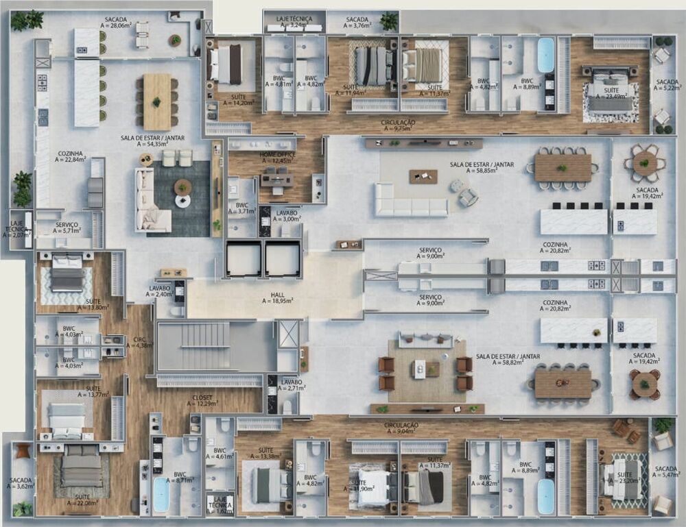 Apartamento, 4 quartos, 229 m² - Foto 16