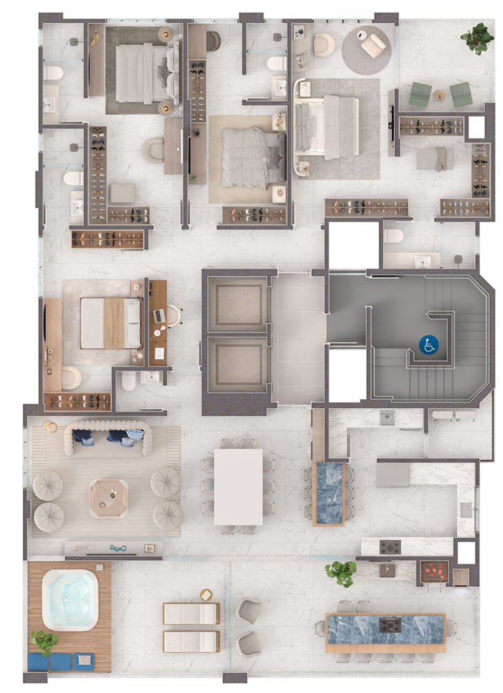 Apartamento, 4 quartos, 147 m² - Foto 1