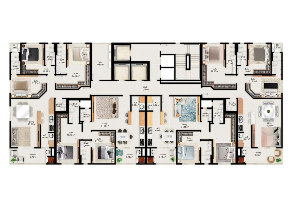 Apartamento, 2 quartos, 88 m² - Foto 15