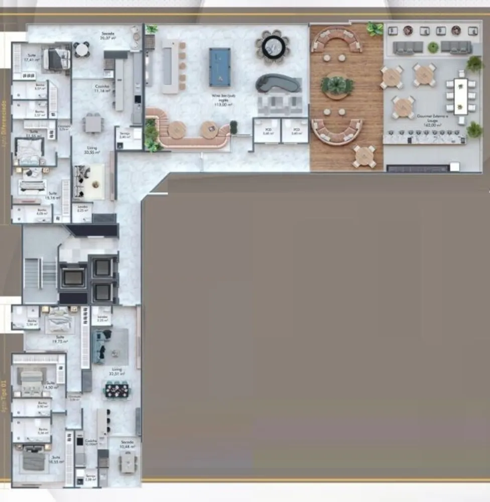 Apartamento, 3 quartos, 125 m² - Foto 11