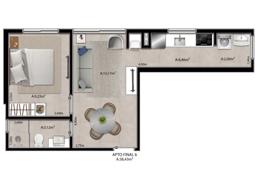 Apartamento, 2 quartos, 99 m² - Foto 7