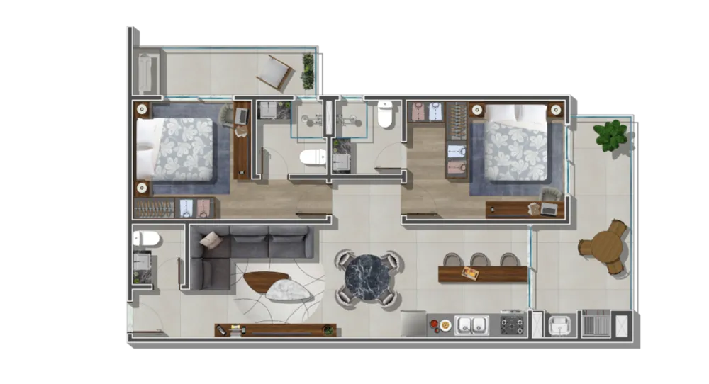Apartamento, 3 quartos, 137 m² - Foto 4