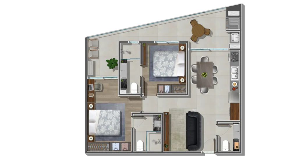 Apartamento, 3 quartos, 137 m² - Foto 3