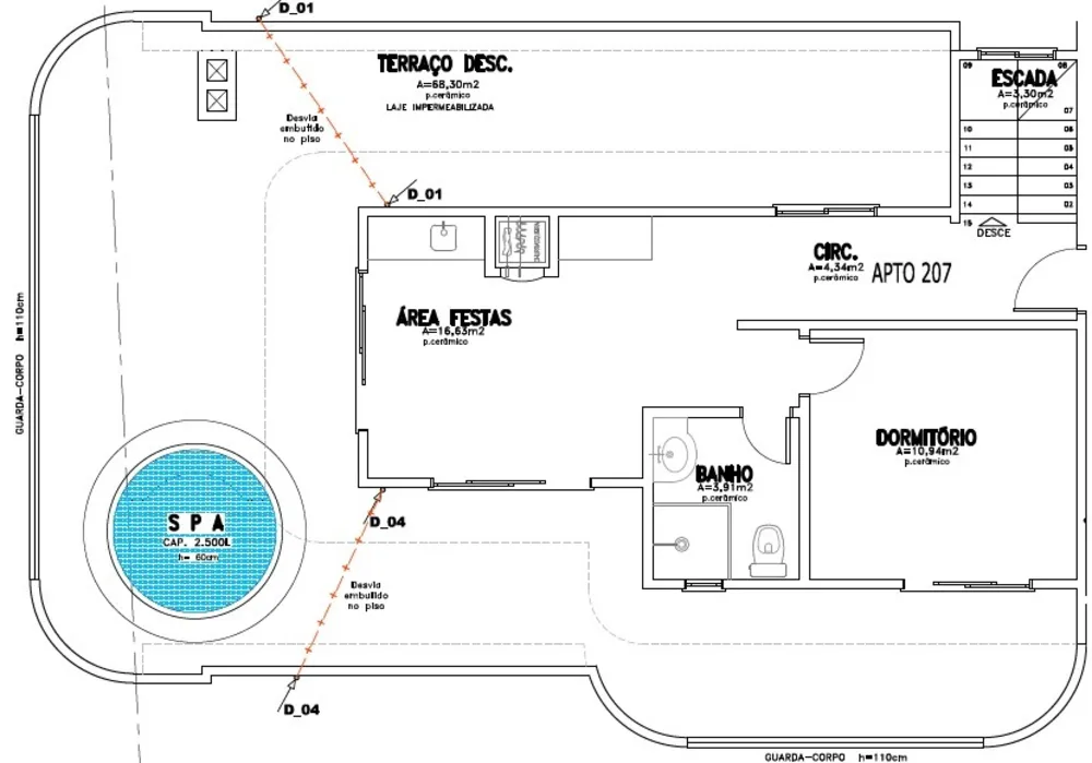 Cobertura, 4 quartos, 205 m² - Foto 11