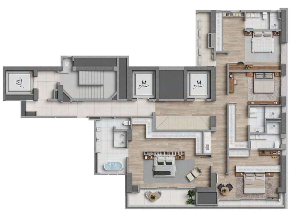 Apartamento, 4 quartos, 283 m² - Foto 8