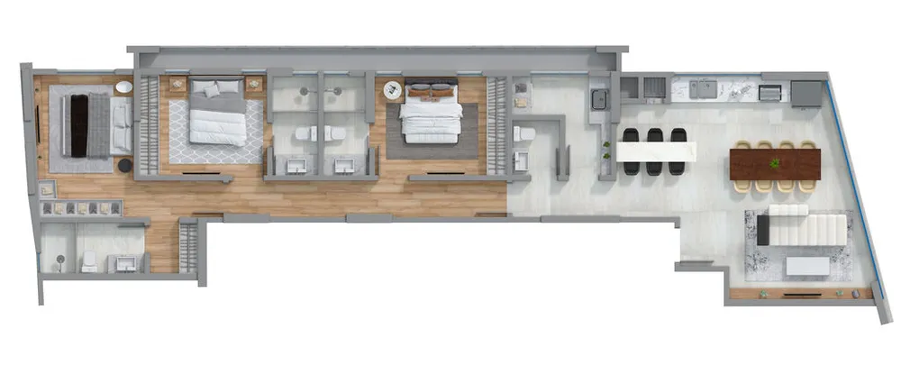 Cobertura, 3 quartos, 189 m² - Foto 10