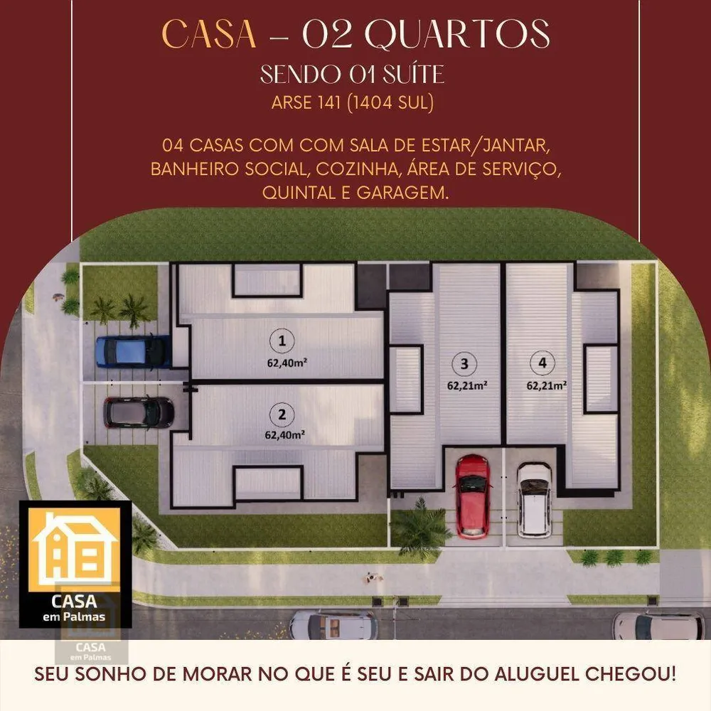 Casa, 2 quartos, 62 m² - Foto 3