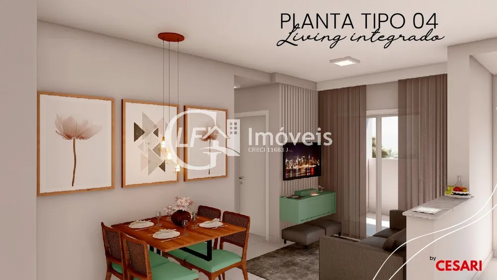 Apartamento, 2 quartos, 52 m² - Foto 3