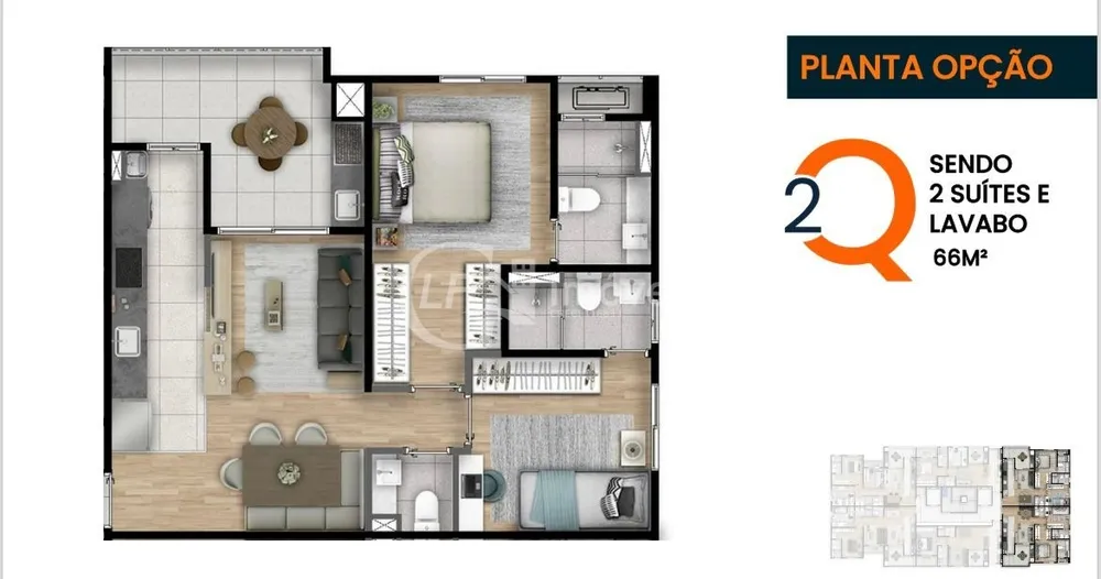 Apartamento, 2 quartos, 77 m² - Foto 16