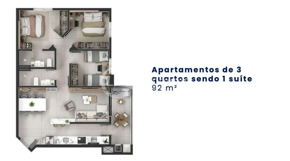 Apartamento, 2 quartos, 92 m² - Foto 31