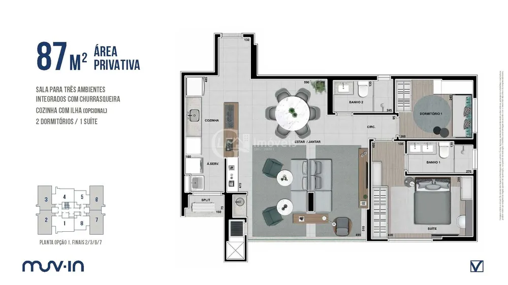 Apartamento, 3 quartos, 87 m² - Foto 19