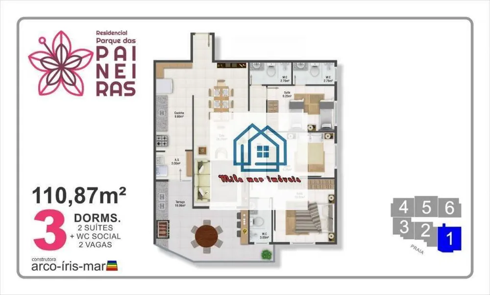 Apartamento, 3 quartos, 110 m² - Foto 3