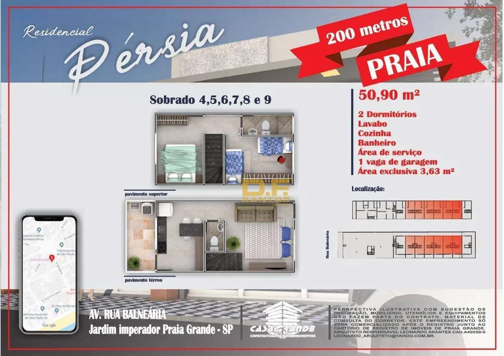 Sobrado, 2 quartos, 52 m² - Foto 4