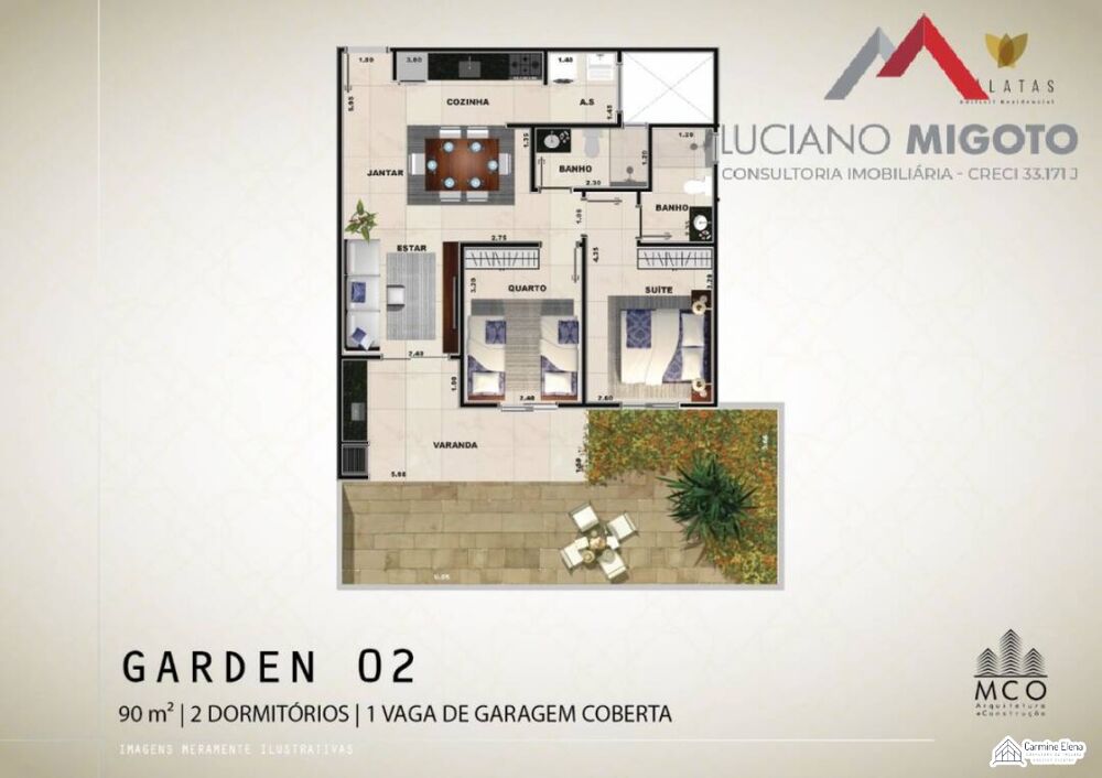 Apartamento à venda com 2 quartos, 90m² - Foto 4