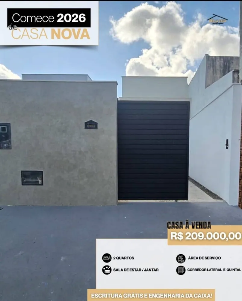 Casa, 2 quartos, 52 m² - Foto 1