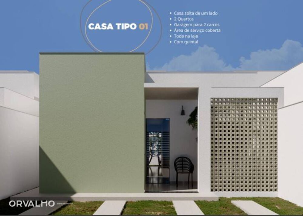 Casa, 2 quartos, 57 m² - Foto 2