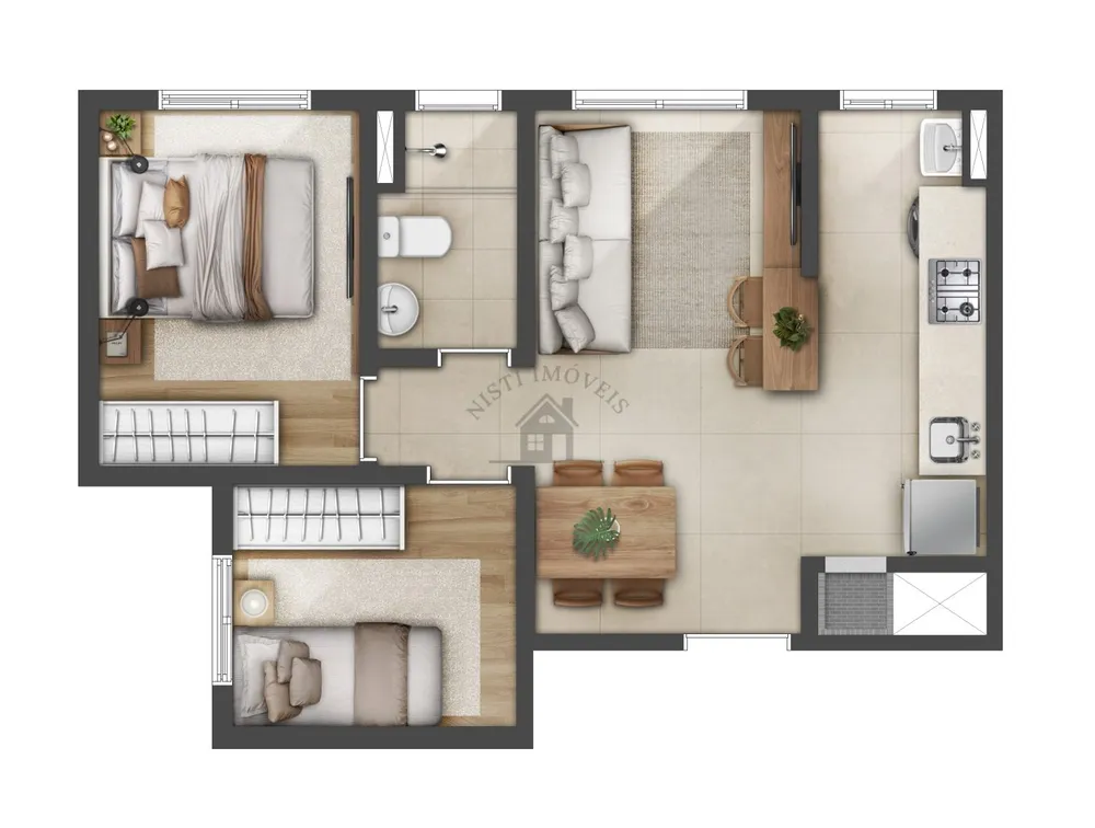 Apartamento, 1 quarto, 31 m² - Foto 14