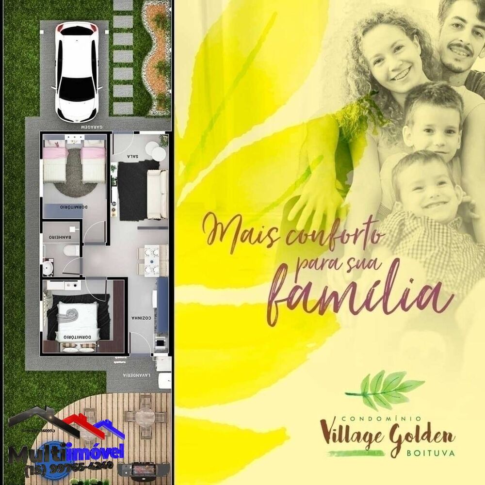 Casa à venda com 2 quartos, 64m² - Foto 3